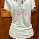 Victoria's Secret Victoria secrets Angel supermodel essentials white tshirt sequins bling Photo 0