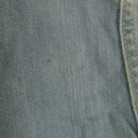 Pretty Little Thing  Light Wash Cutoff Denim Shorts Frayed 5 Pocket Jean High Rise Photo 4