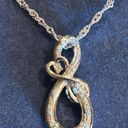 The Bradford Exchange  mother and daughter  diamond infinity necklace 925 Photo 1