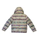 Polo NEW  Ralph Lauren Fair Isle Print Down Coat Removable Hood Puffer Jacket XS Photo 5