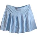 American Eagle  Pleated Mini Skirt With Pockets Baby Blue Women’s Size 12 Photo 0