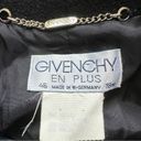 Givenchy Vintage Black  En Plus 3 Button Wool Coat Peacoat size 80s 90s Photo 4