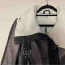 Tobi Grey and Black The Lucky One Moto Fleece Jacket Photo 93