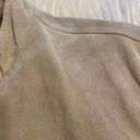 Chico's  Leather Jacket excellent condition with front zipper tan color Photo 7