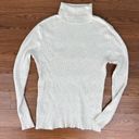 Lane Bryant  Long Sleeve Ribbed Knit Turtleneck Size 1X Oatmeal Beige Rayon Photo 8