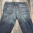 Rock & Republic Bootcut Faded Jeans With Pink Stitching on Back Pockets Size 29 Photo 3