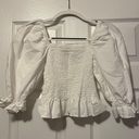 ZARA Smocked Ruffle Top Photo 2