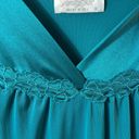 Vanity Fair  Vintage Nightgown size small. EUC Dark Teal Photo 5