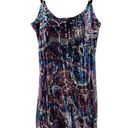 Wet Seal Womens Y2K Vintage Psychadelic Sequin Printed Mini Dress Size M Photo 0