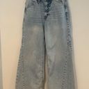 frame denim Frame Le Baggy Palazzo Jeans Womens 26 Blue Natoma Wash High Rise Wide Leg Photo 2