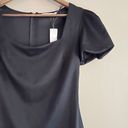 Francesca's NWT  Black Puff Sleeve Mini Dress Photo 1