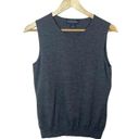 Brooks Brothers  Women’s 100% Merino Wool Sweater Vest in Grey Size L Photo 9