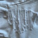 L'Agence  Balboa Slouchy Denim Shorts Womens Size 25 White Distressed Photo 6