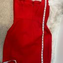 BCBGMAXAZRIA Vanessa Red Dress Size 6 Photo 5