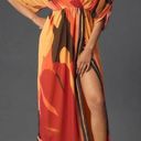 Farm Rio Pleated Wrap Front Kaftan Dress, Size S Photo 1