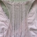 Aerie Pink Delicate Lace Longline Boho Festival Lined Racerback Blush Bralette S Photo 6