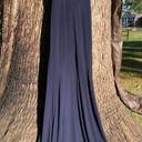 Jump NWOT Y2K 2000s  Apparel Size 5/6 Navy Blue Maxi Side Slit Formal Dress Photo 6