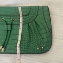 Nine West  Kelly green crocodile pattern large clutch. Photo 9