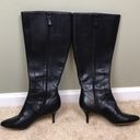 Cole Haan  Grand OS Women’s Tall Black Leather Heeled Boots Photo 3