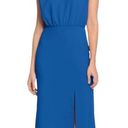 Donna Morgan  Blouson Bodice Dress Front Slit Size 2 Photo 0