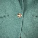 Andrew Marc Willow Glenn by  | Teal Green Wool Blend Button Front Blazer Size 2 Photo 3