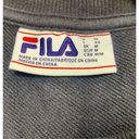 FILA Original VintageFila Black Pastel Spell Out Logo Pullover Crew Neck Stri… Photo 5