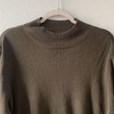 Coldwater Creek  Womens Plus Size 1X Green Silk Blend Mock Pullover Sweater Photo 1