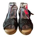 Spring Step  Footsie Women's Slingback 3" Wedge Sandals in black size 41 9.5-10 Photo 8