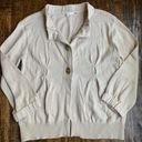 Vince Oatmeal Minimalist Chunky Cardigan Large Photo 0