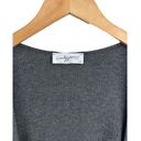 Carly Jean Los Angeles  CJs Favorite Ribbed Cardigan Charcoal Gray Size XXL Photo 6