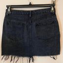 Signature 8 Black Denim Skirt Photo 1