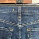 Free People  Distressed High Rise Skinny Jeans Size 31 Dark Wash Womens Denim Photo 6