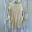 ZARA Women’s  Long Sleeve Open Front Long Faux Suede Jacket Tan Size Large Photo 1