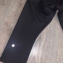 Lululemon Reversible Wunder Under Crop Leggings Pink/Black Size 10 Photo 8