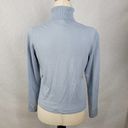 Petite Sophisticate  Womens Turtleneck Sweater Size S Blue Silk Stretch Pullover Photo 2