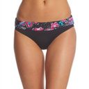 Anne cole  black floral bikini. XS. NWT Photo 12