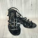 Life Stride  Josette Black Wedge Strappy Sandals Size 6 Photo 1