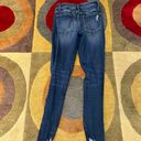 Vervet Los Angeles by Flying Monkey Distressed Frayed Skinny Jeans Size 27 Photo 3