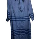 St. John  Dark Denim Color Shirt Dress Sz. 8 Photo 0