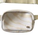 Calia by Carrie UNDERWOOD  White and cream color waist/belt bag, adjustable, top zip closure, inside zip pocket, measures 7.5 x 5 inches Photo 7