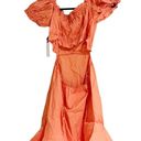 ASTR NWT  the Label  Verana Dress In Color:Dark Tangerine Photo 8