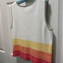 Christopher & Banks Vintage Large  Rainbow Cotton Tank Top Photo 2