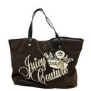 Juicy Couture  velour brown and cream tote large bag Y2K authentic 2002 Photo 0