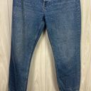 ZARA  Womens Jeans 10 Blue Straight High Rise Beaded Sequin Cotton Button Fly Photo 5