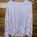 Edge Raw  Patterned Sleeve Top Photo 0