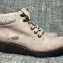 blowfish NWOB -  Malibu Comet Lace Up Boots in Light Taupe/Winter White Photo 3