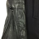 All Saints Zaskia Pea Coat Navy Wool Black Leather
Sleeves Double Breasted Photo 7