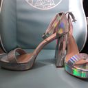 Bella Marie Holographic Chunky Heels  Photo 1