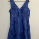 Vintage Blue romantic floral share summer dress sleeveless Photo 6