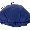 Polo  Ralph Lauren Blue Leather Pony Pouch Bucket Bag Photo 8